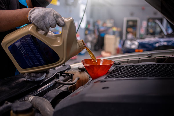 Car Engine Oil Replacement